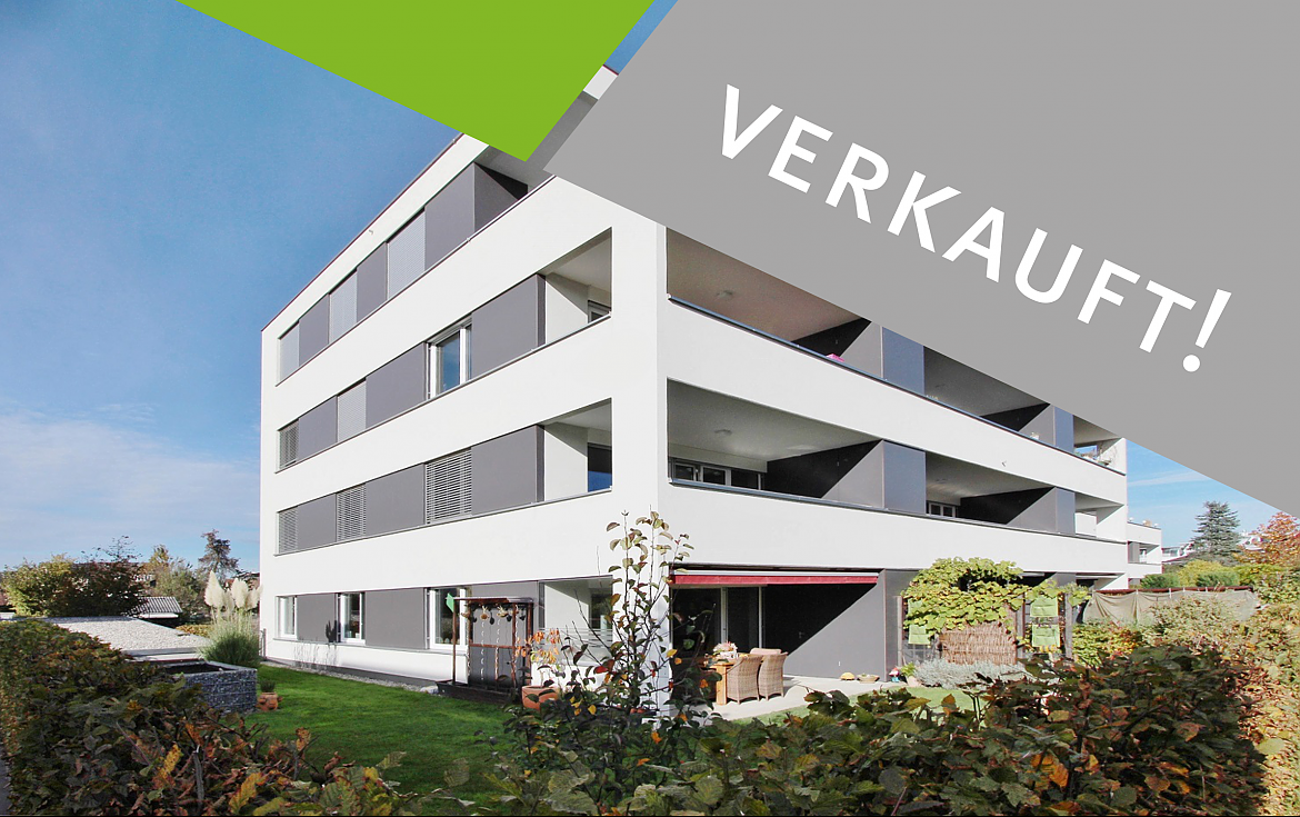 Neuwertige 4-Zi-Gartenwohnung